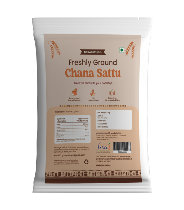 Sattu | Stone Ground Roasted Chana Dal Flour