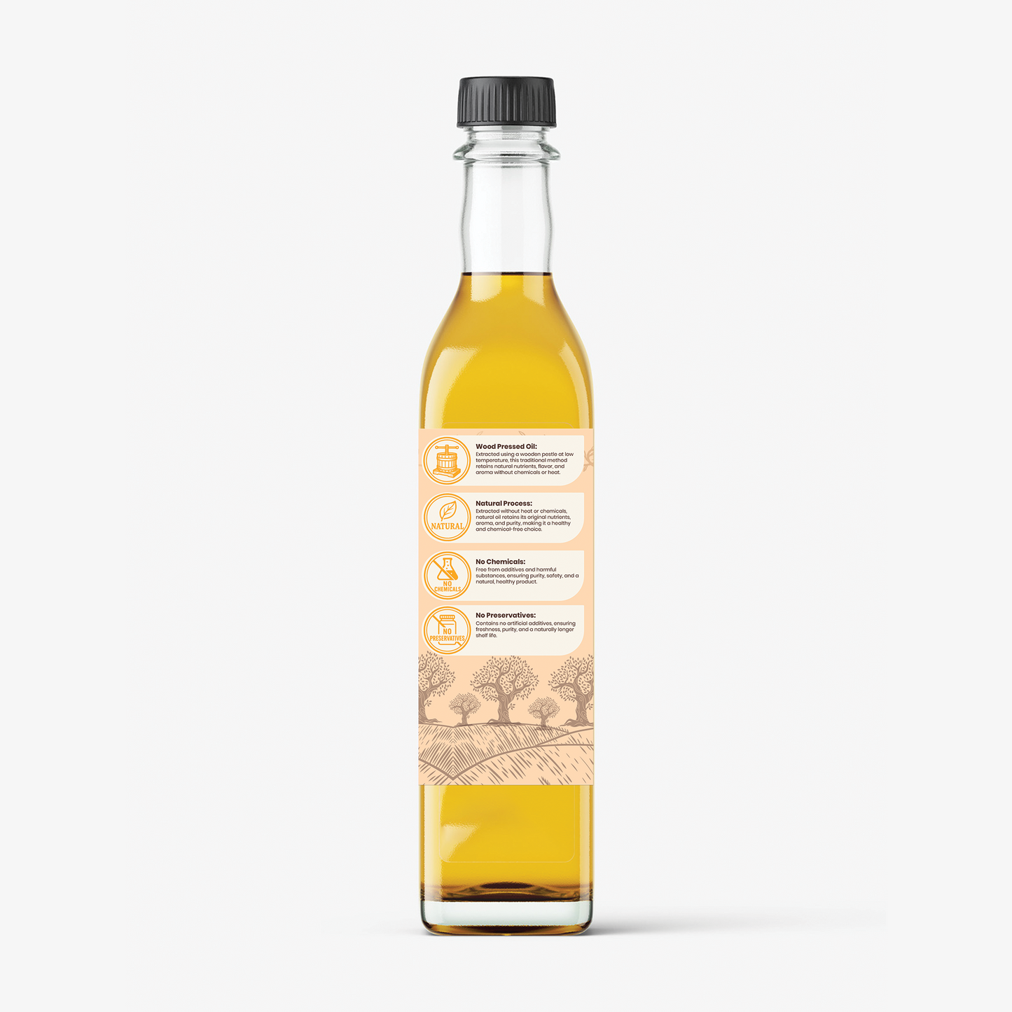 Pure Grain & Oil Combo – MP Sharbati Atta (5kg) + Wood Cold-Pressed Groundnut Oil (1L) | GoSwasthya