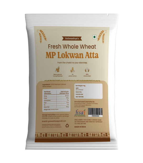 MP Lokwan Premium Stone Ground Atta | Freshly Milled