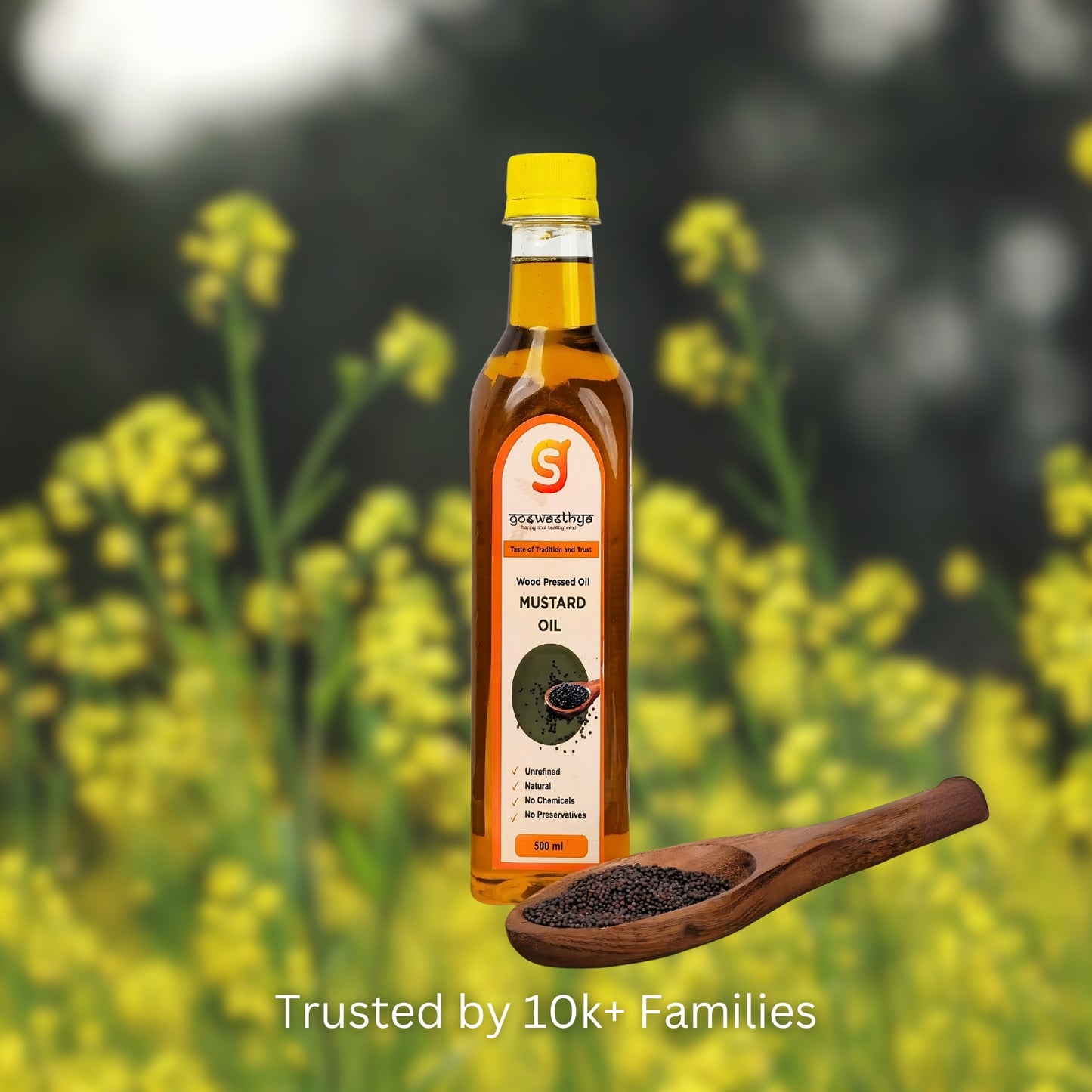 Wood Cold-Pressed Mustard Oil