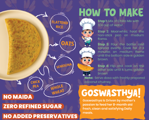 Oats Cheela Mix – High-Protein & Fibre