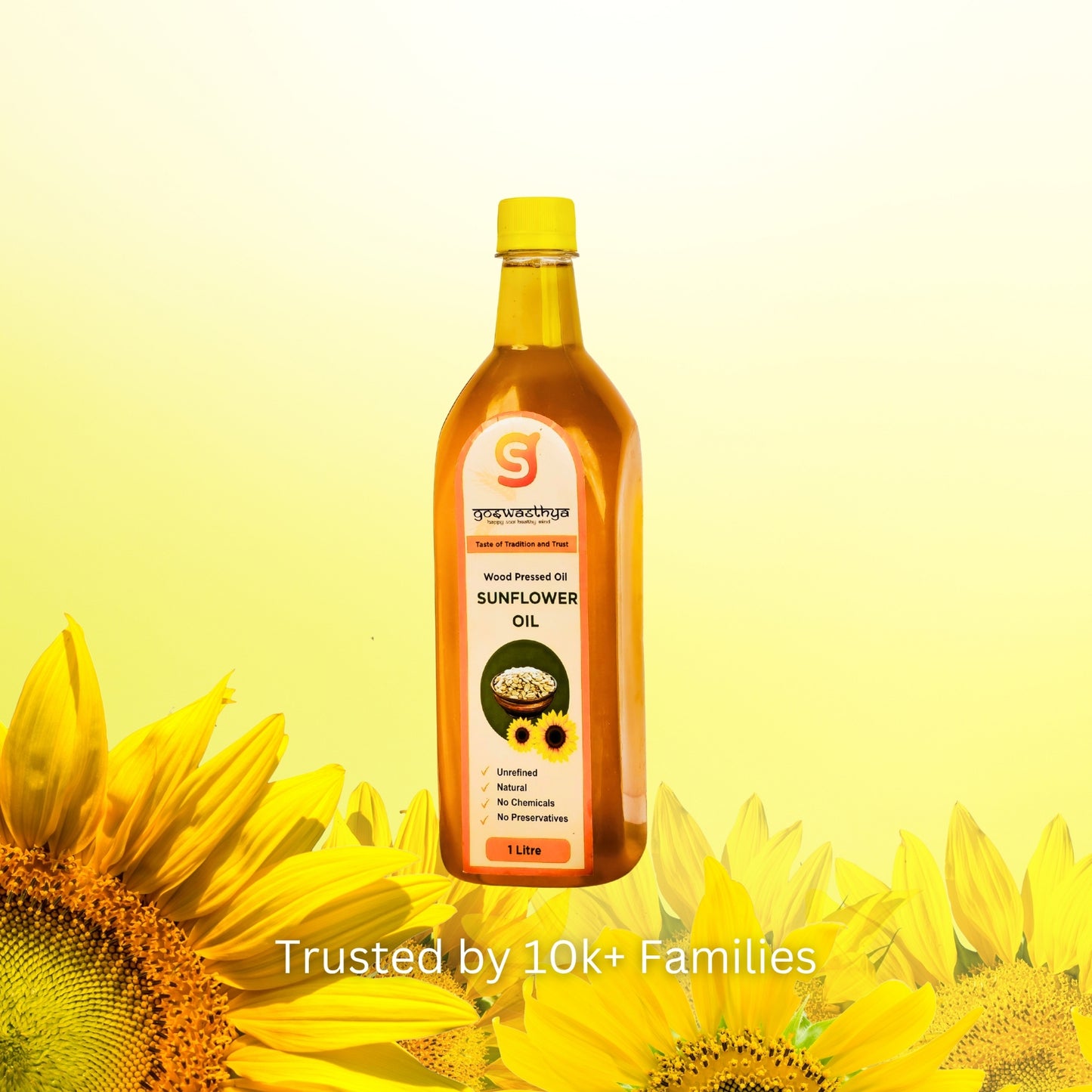 Wood-Cold Pressed Sunflower Oil