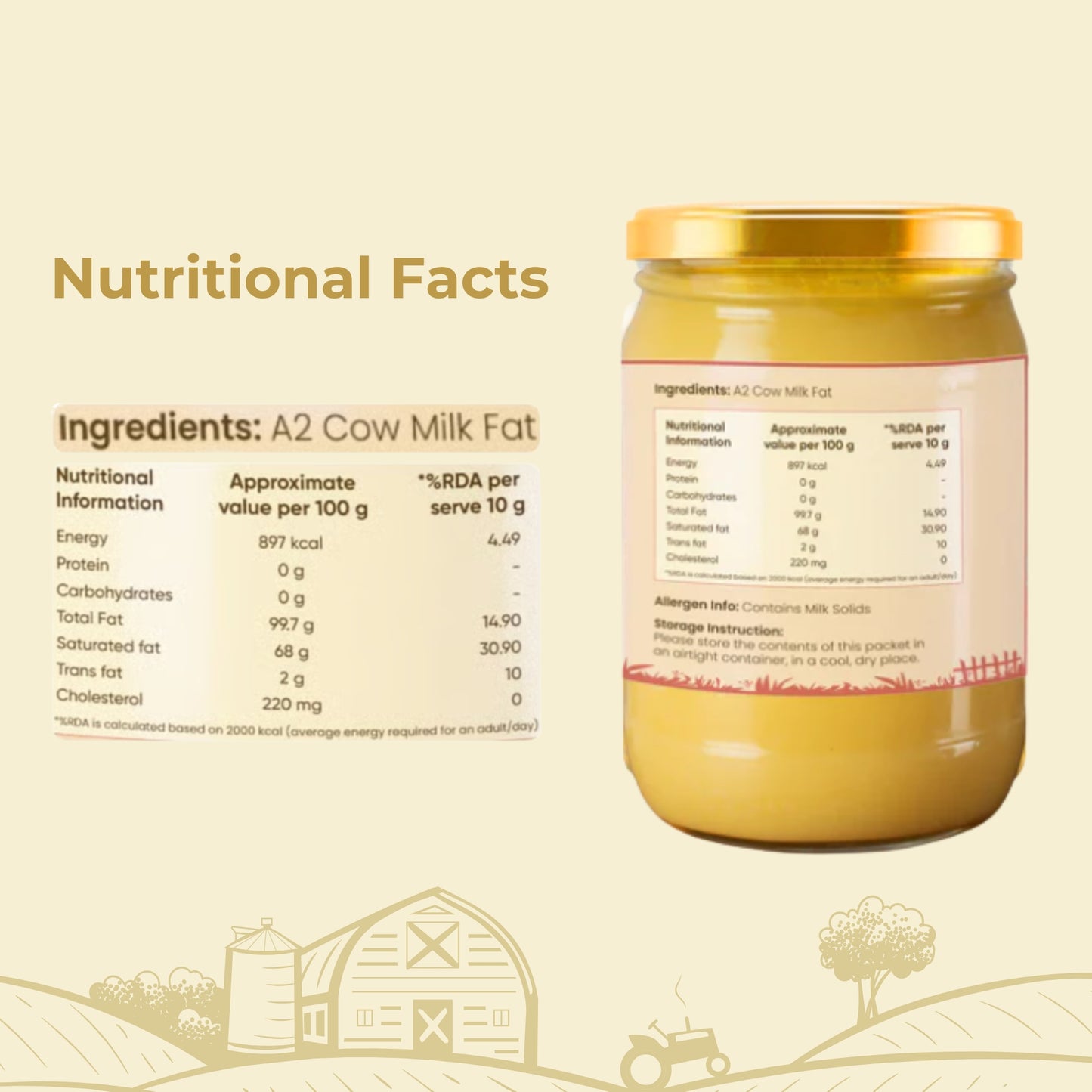 A2 Desi Cow Ghee