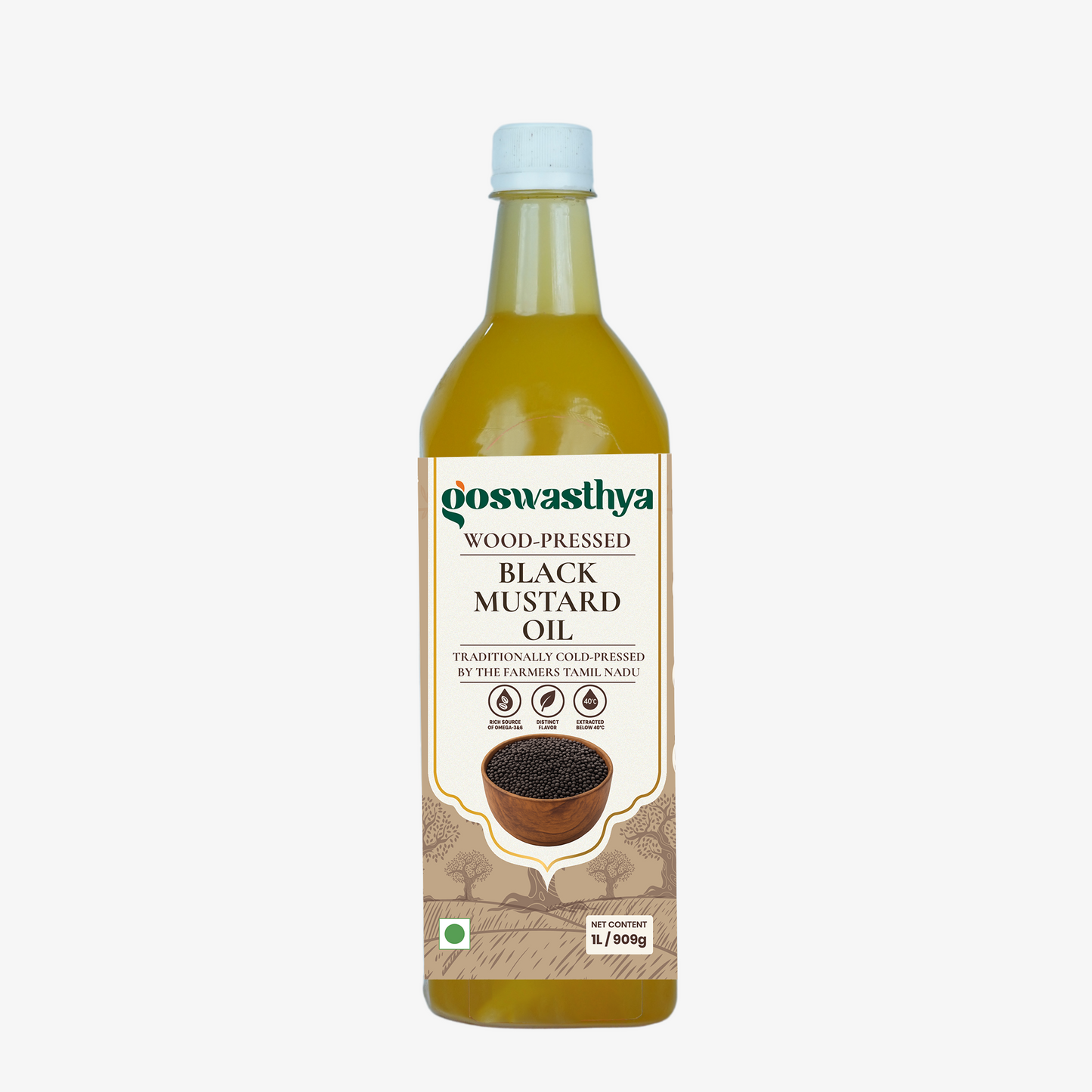 Wood Cold Pressed 100% Natural | Mustard Oil: A Healthy and Versatile Cooking Oil