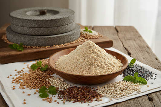 Where to Buy Fresh Stone Ground Flour Online in India – GoSwasthya