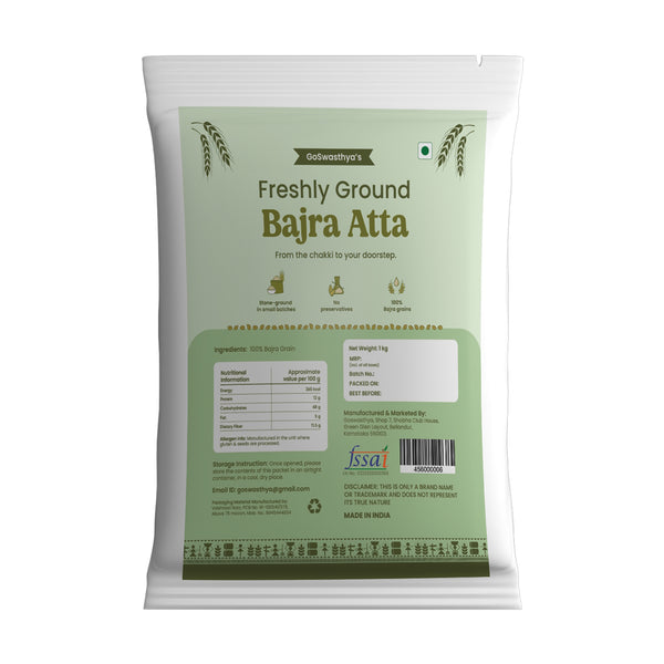 Premium Stone Ground Bajara Atta | Pearl Millet Flour