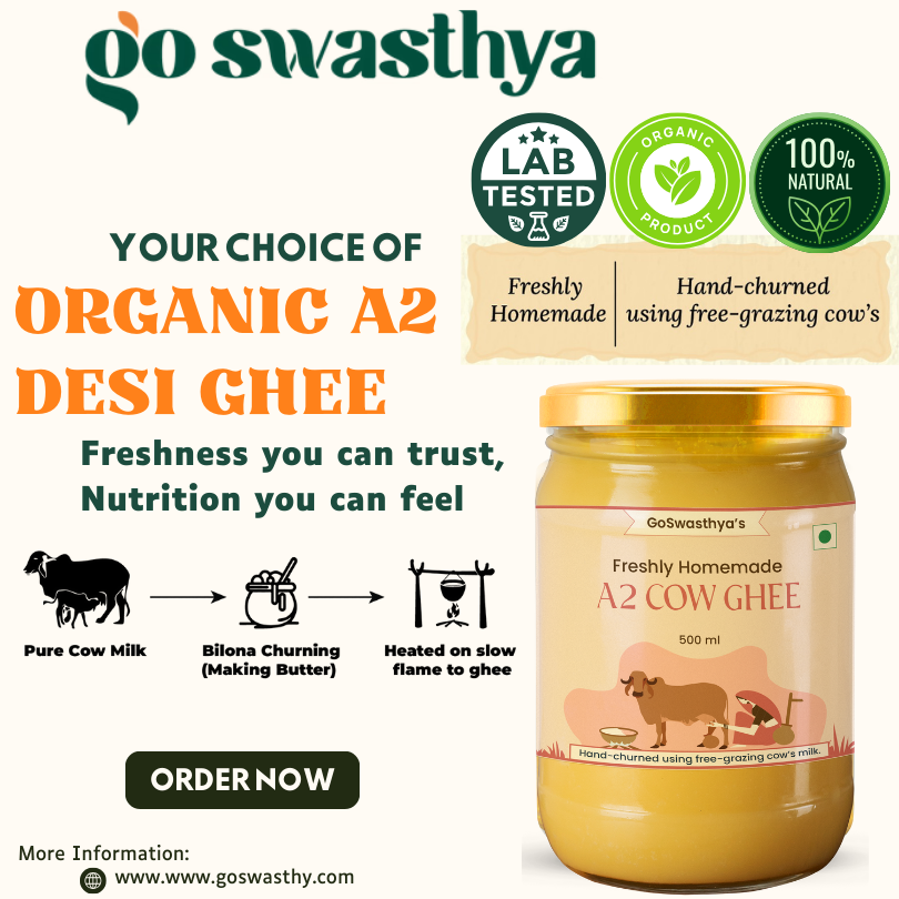 Pure A2 Desi Cow Ghee | Crafted the Traditional Way