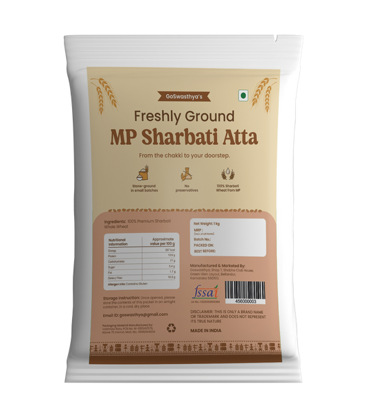 MP Sharbati - 100% Whole Wheat Atta