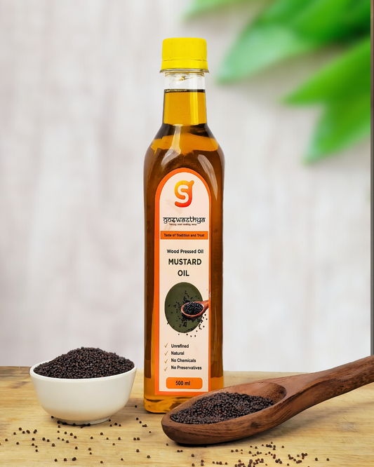 Wood Cold Pressed 100% Natural | Mustard Oil: A Healthy and Versatile Cooking Oil