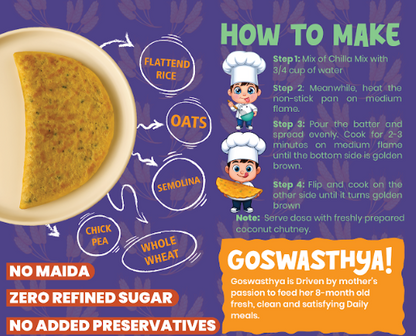 Oats Cheela Mix – High-Protein & Fibre