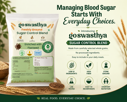 Sugar Care Stone Ground Atta | Low GI | Ideal for Diabetics