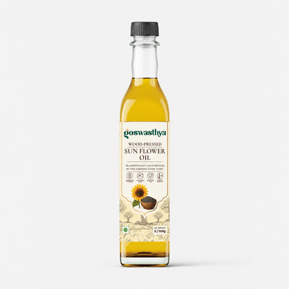 Wood-Cold Pressed Sunflower Oil | 100% Pure and Natural | Sunflower Oil 🌻