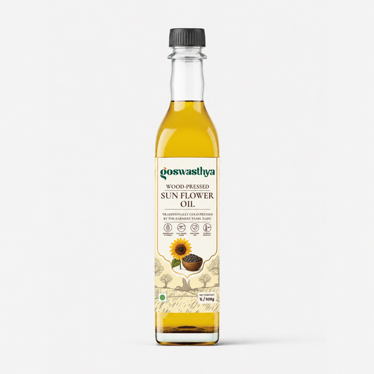 Wood-Cold Pressed Sunflower Oil | 100% Pure and Natural | Sunflower Oil 🌻