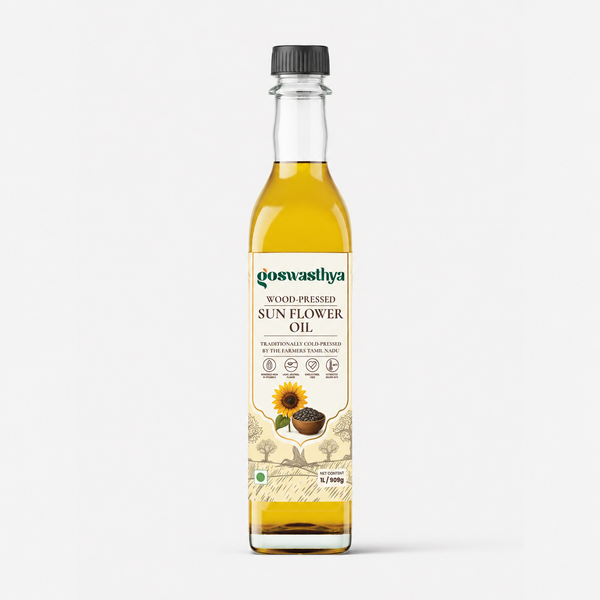 Wood-Cold Pressed Sunflower Oil | 100% Pure and Natural | Sunflower Oil 🌻