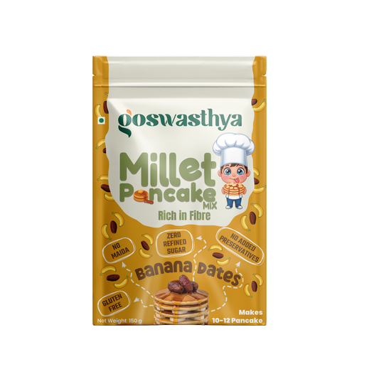 Healthy Banana Dates Pancake Mix | No Maida | No Refined Sugar | No Preservatives