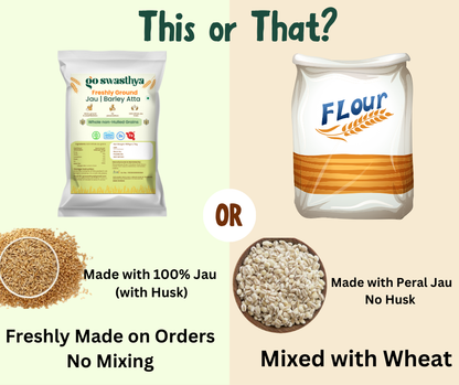 100% Whole Jau with Husk | Barley | High Fiber