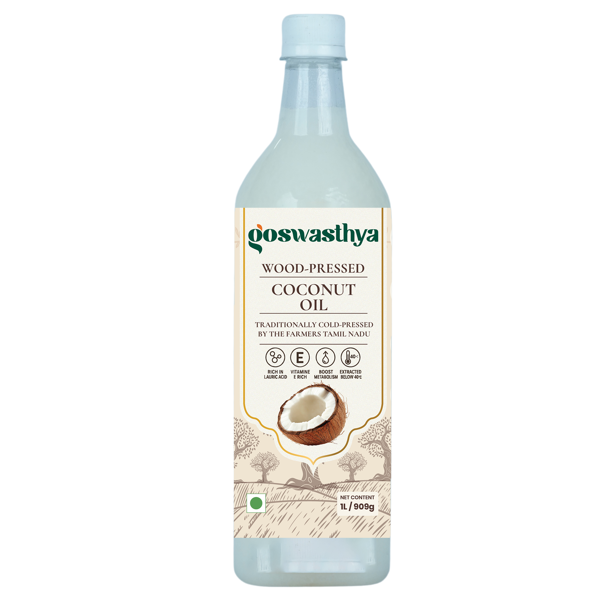 Wood Cold-Pressed Coconut Oil: A Natural and Unrefined Cooking Oil