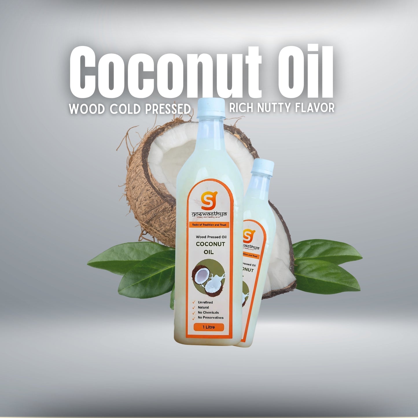 Wood Cold-Pressed Coconut Oil