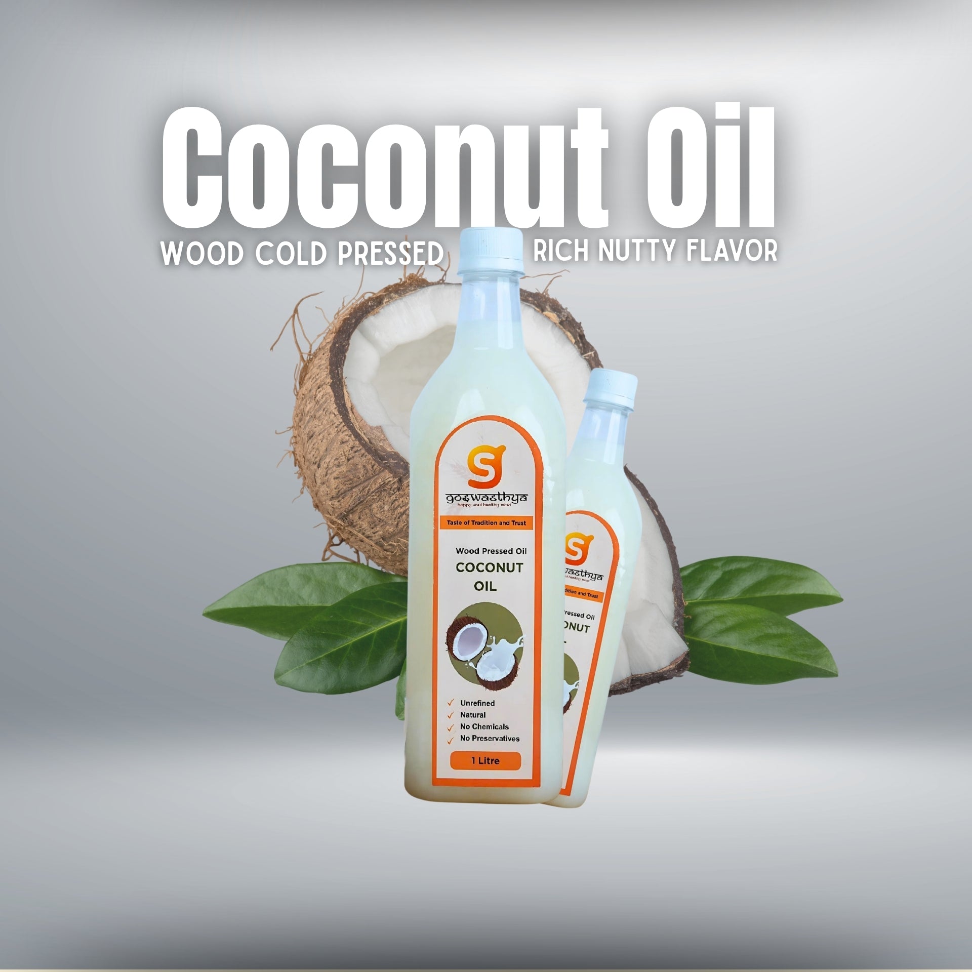 Wood Cold-Pressed Coconut Oil