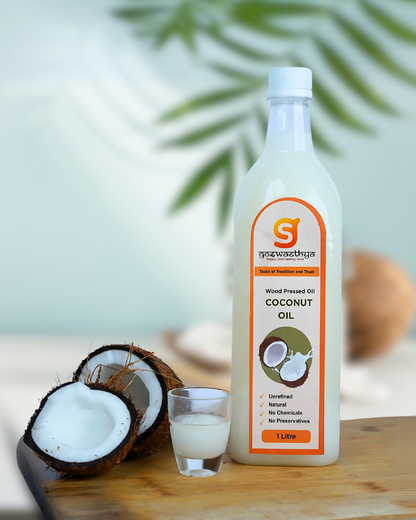 Wood Cold-Pressed Coconut Oil: A Natural and Unrefined Cooking Oil