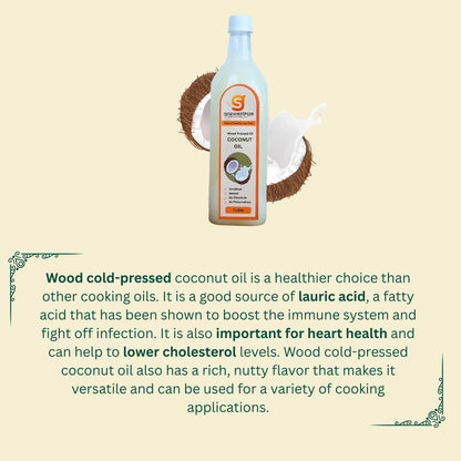 Wood Cold-Pressed Coconut Oil