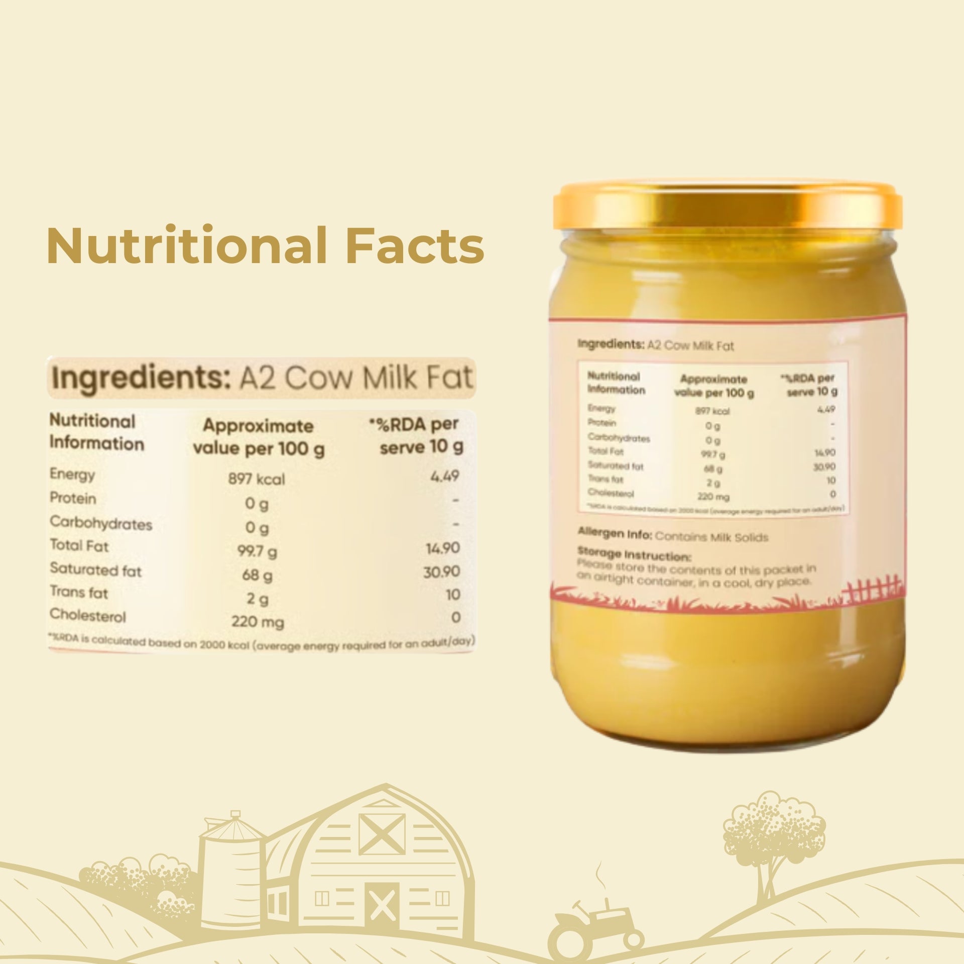 A2 Desi Cow Ghee