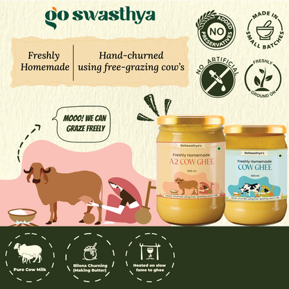 Pure Kitchen Essentials – Atta, Ghee & Oil Trio | GoSwasthya Combo