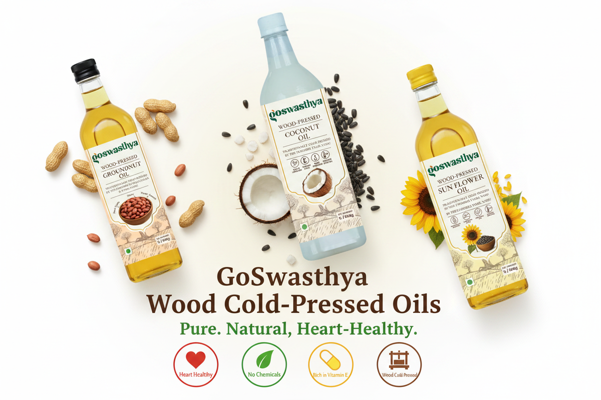 GoSwasthya Wood Cold-Pressed Oil Combos Collection