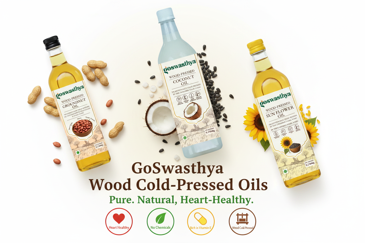 GoSwasthya Wood Cold-Pressed Oil Combos Collection