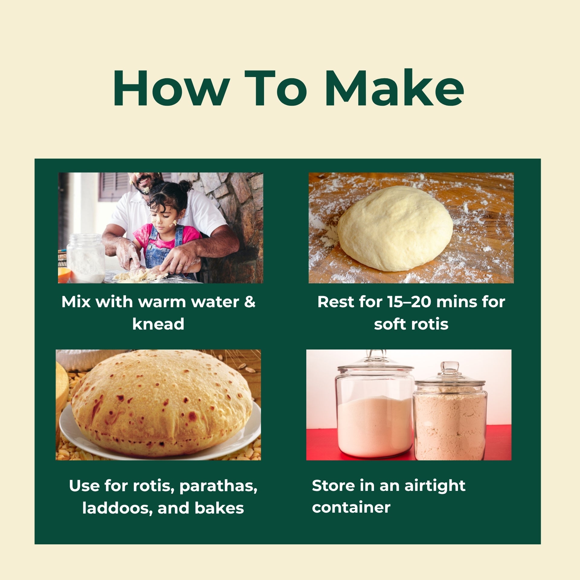 Khapli Emmer Wheat Flour Atta