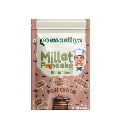Healthy Millet Ragi Choco Pancake Mix | No Maida | No Refined Sugar | No Preservative-Free