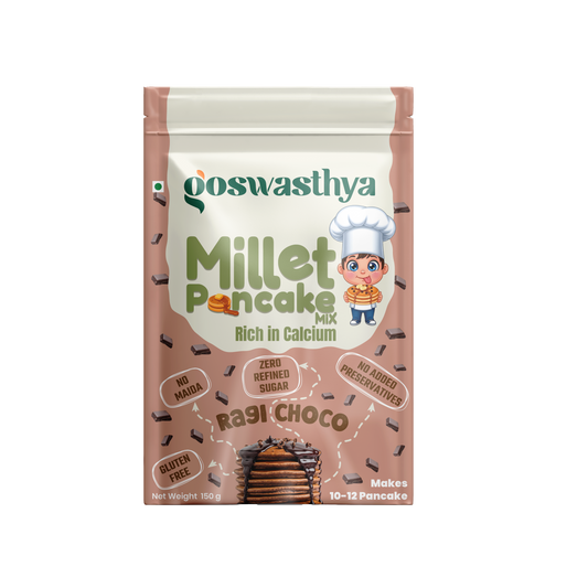 Healthy Millet Ragi Choco Pancake Mix | No Maida | No Refined Sugar | No Preservative-Free
